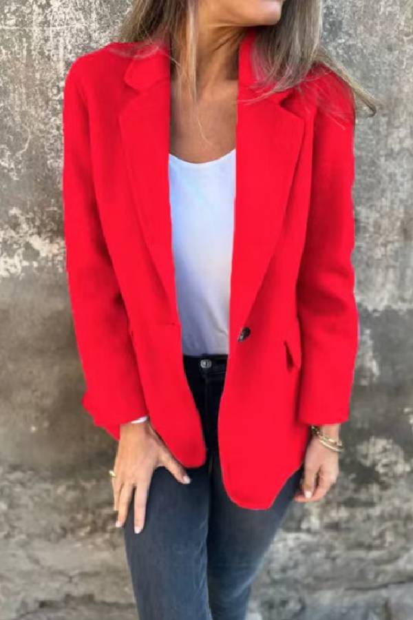 | och Mångsidig Lapel Jacka