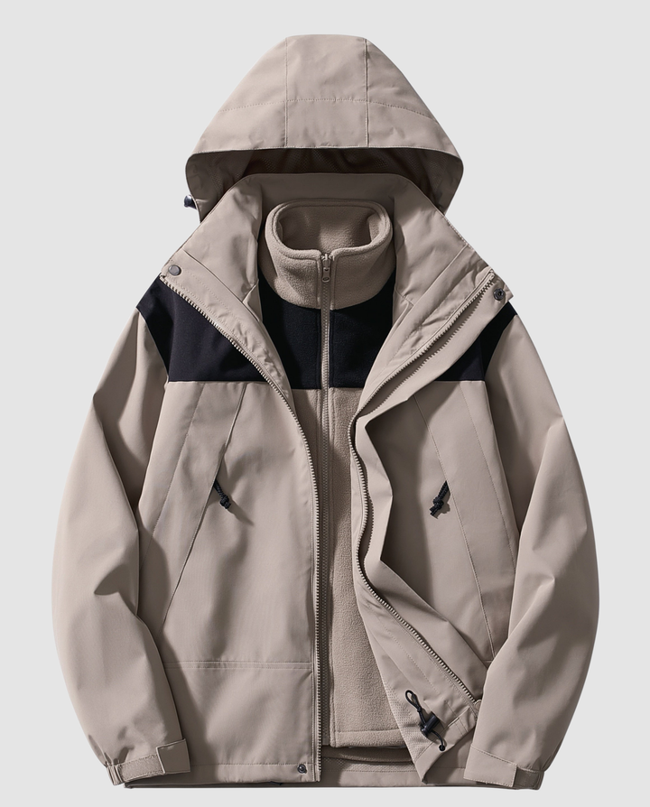 Värm dam vinterjacka fleece
