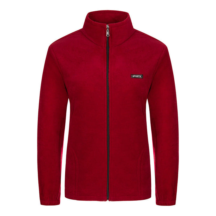 Unisex lätt microfleece jacka med hel dragkedja och ståkrage