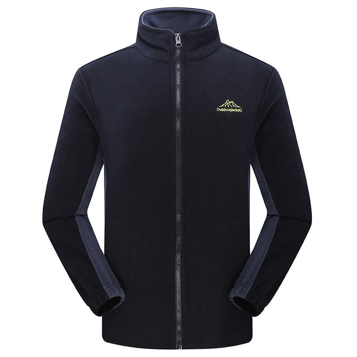 Unisex vattentät Softshell outdoorjacka med huva och dragkedja fickor