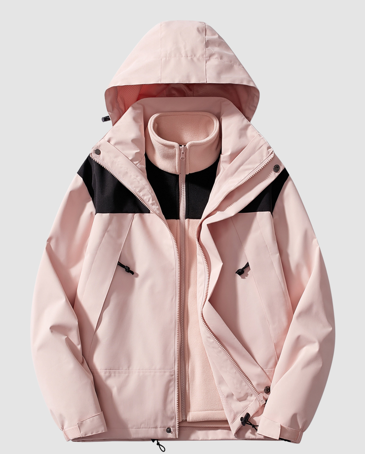 Värm dam vinterjacka fleece