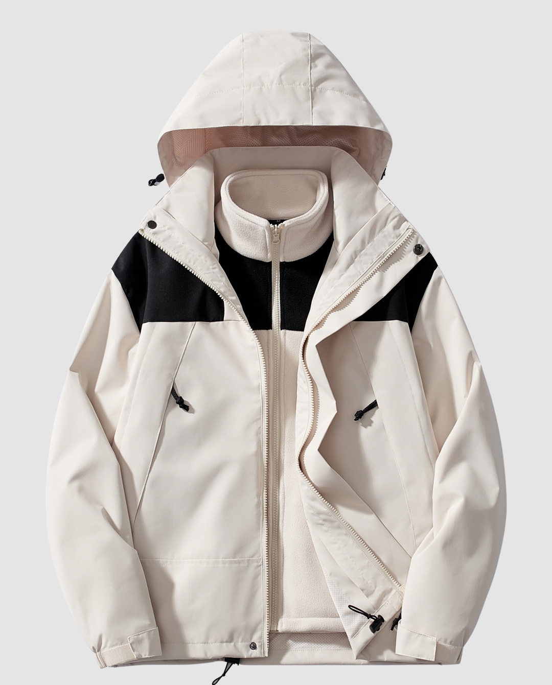 Värm dam vinterjacka fleece