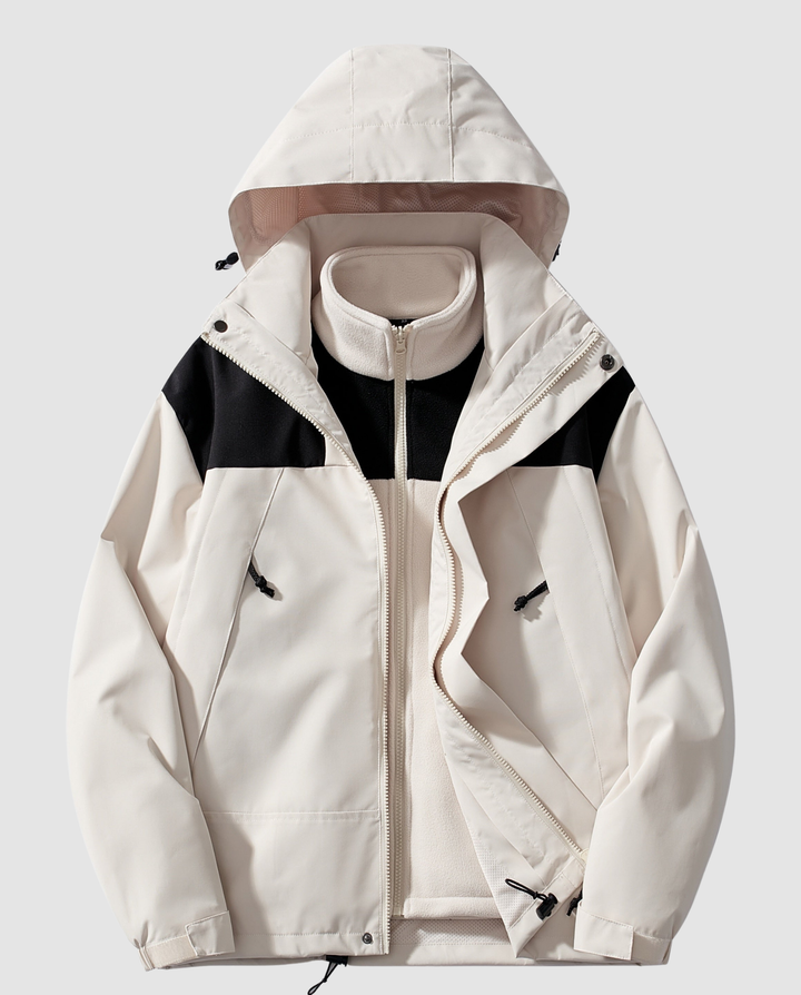 Värm dam vinterjacka fleece