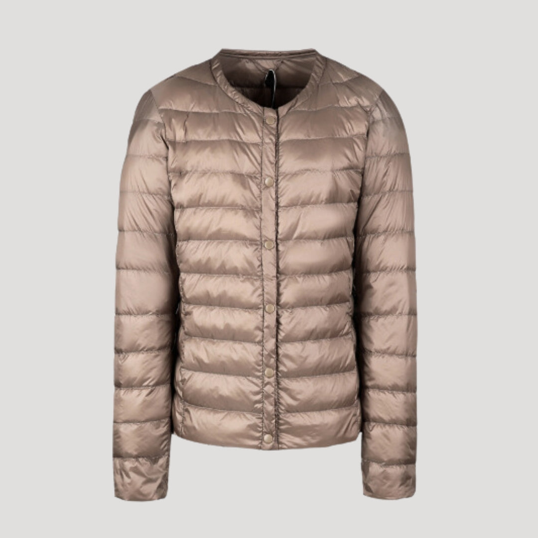 | Dam lätt quiltad jacka – pufferjacka