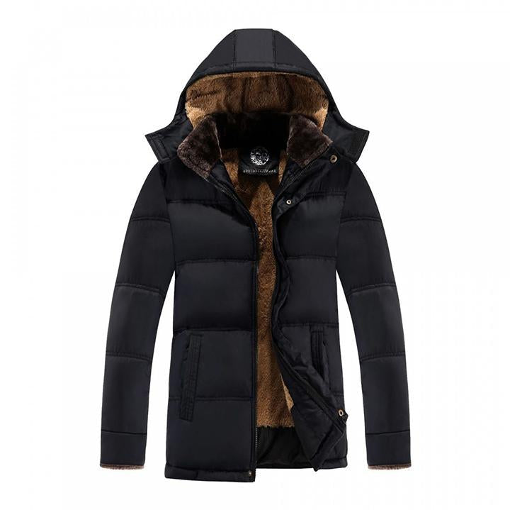 | Fleece parka - stilren vinter kappa med en unique design