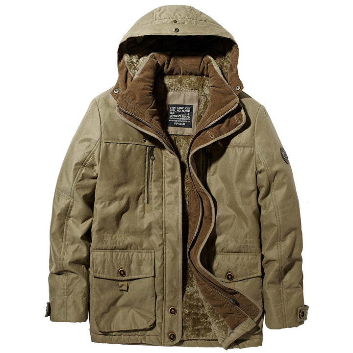 Herr Väderbeständig Parkas med Fleecefoder