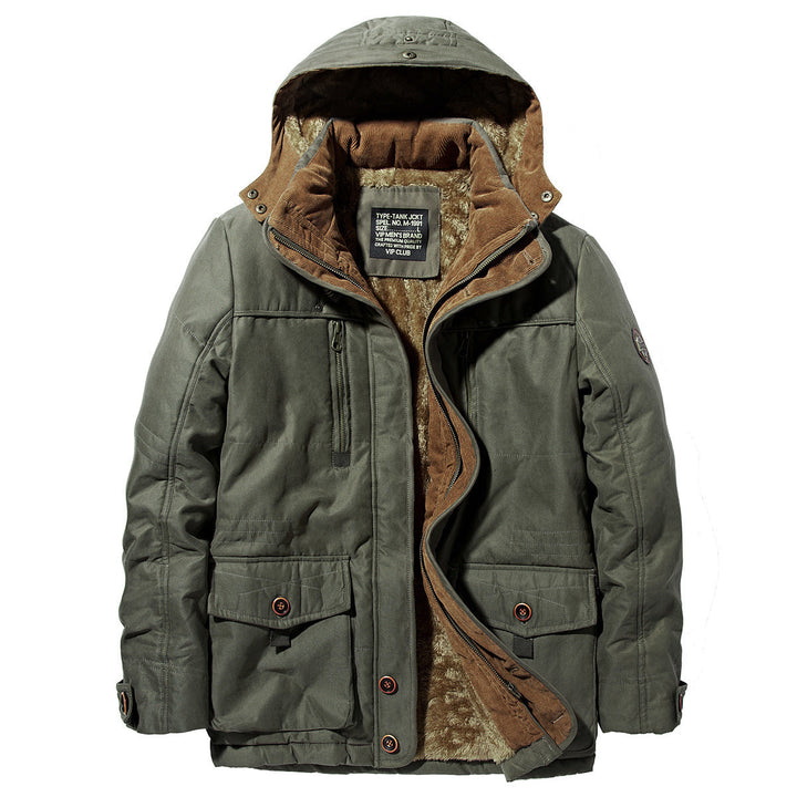 Herr Väderbeständig Parkas med Fleecefoder