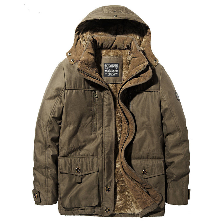 Herr Väderbeständig Parkas med Fleecefoder