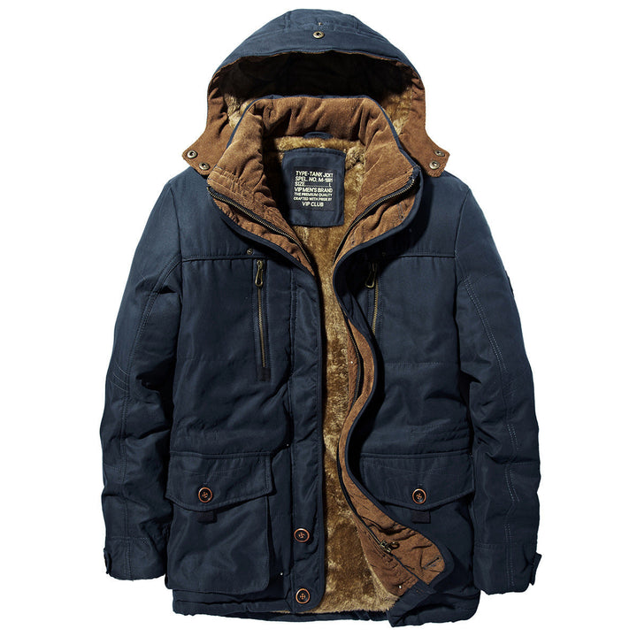 Herr Väderbeständig Parkas med Fleecefoder