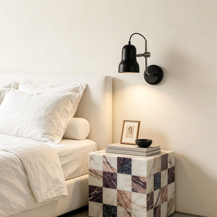 Justerbara Vägglampor Bauhaus Vintage Metall Lampa för Läsning
