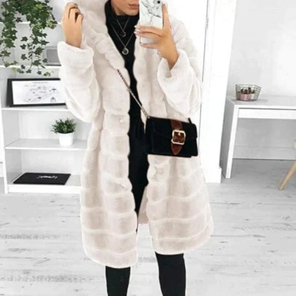 | Lovina Thick vinter Kappa med huva