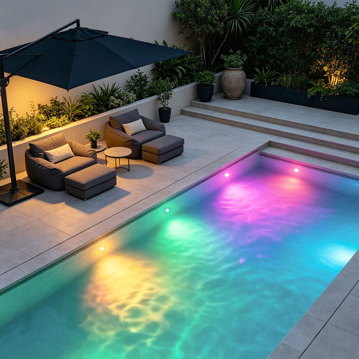 Pool Underwater Lighting LED Ljus Magnetisk Rgb Atmosfär Ljus