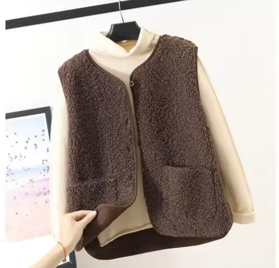 | vinter fleece väst