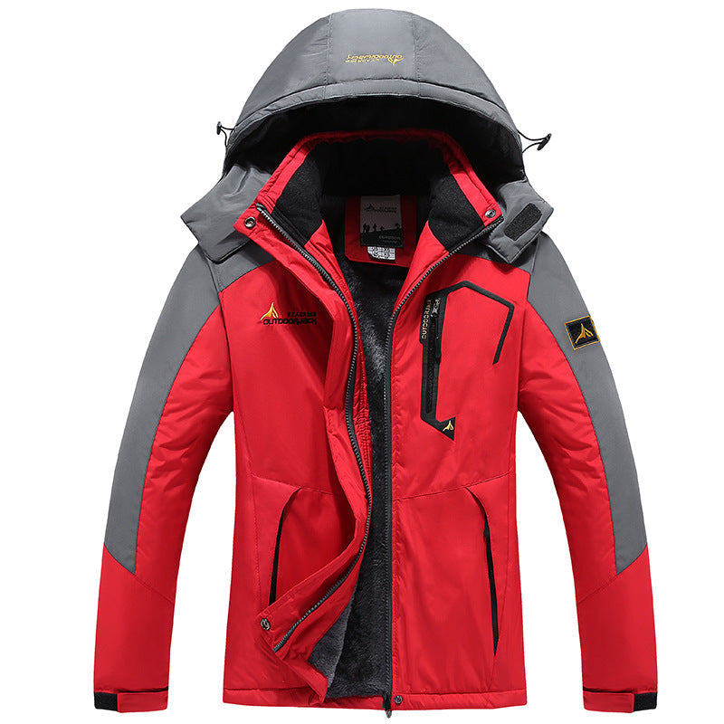 Herr flerafunktionell softshell utomhusjacka med fleecefoder och avtagbar huva