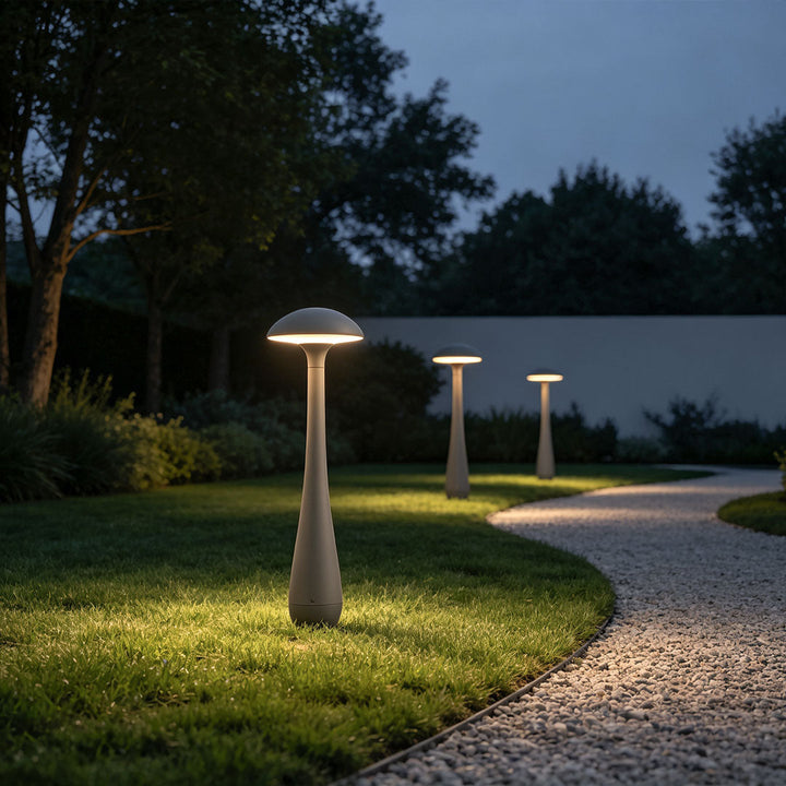 Vägbelysning Aluminium UFO Utomhus Trädgårdslampa