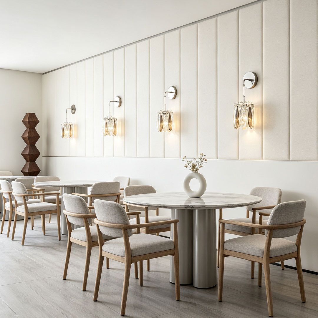 Väggmonterad Pendellampa Modern Lyx Kristall Sänglampa