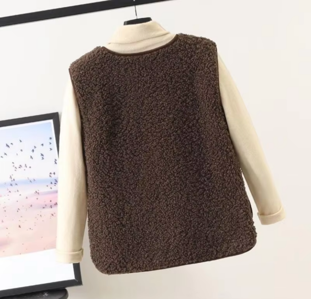 | vinter fleece väst