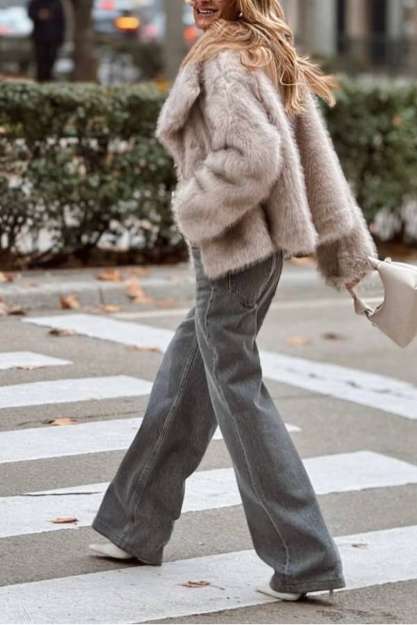 | Kort modeable Fox Päls Kappa