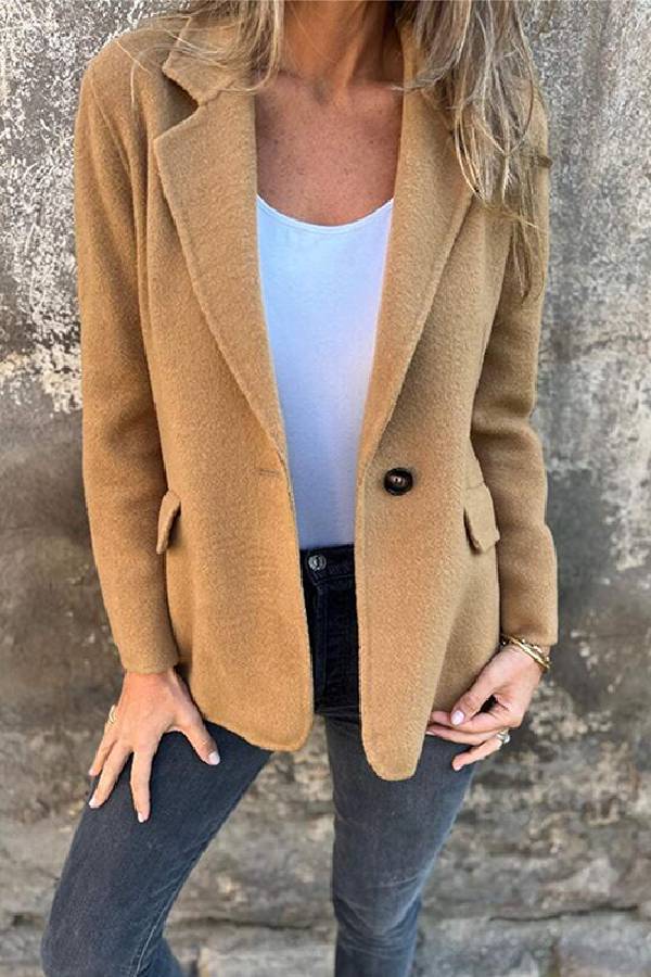 | och Mångsidig Lapel Jacka