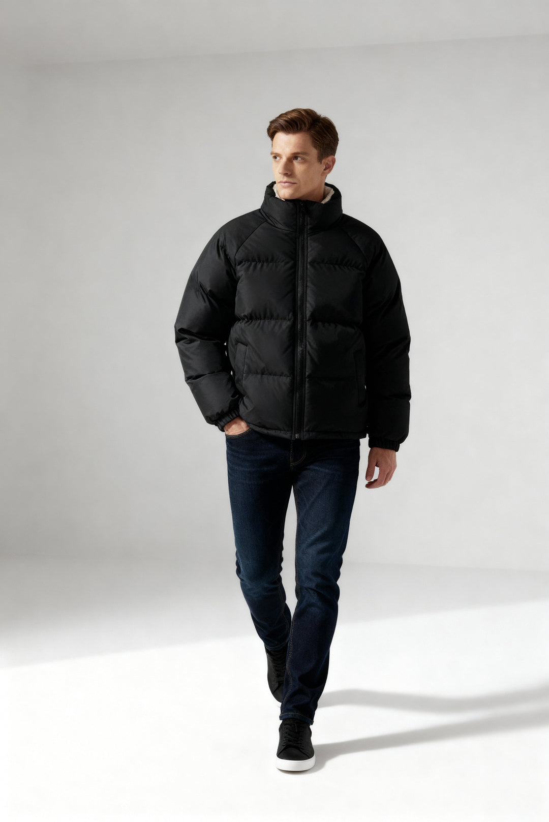 | Fleecefodrad Pufferjacka