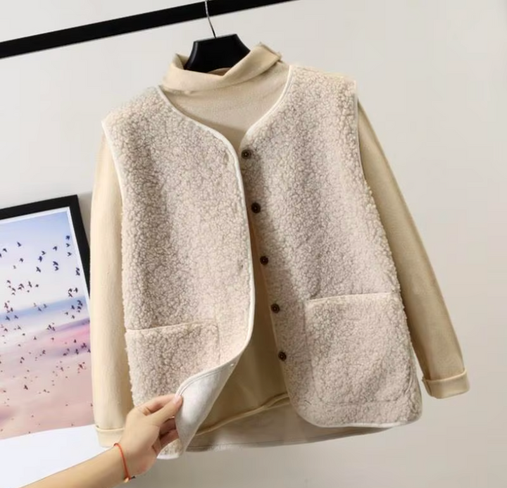 | vinter fleece väst