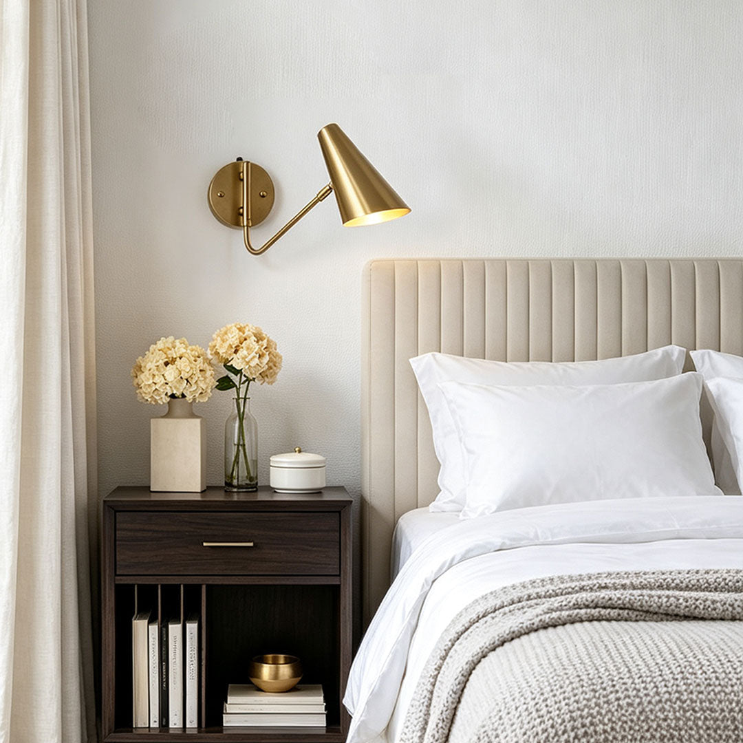 Justerbar Swing Arm Sconce Nordisk Minimalist Vägglampa