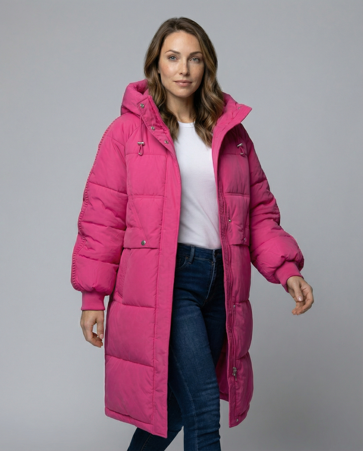 Oversize värm pufferjacka
