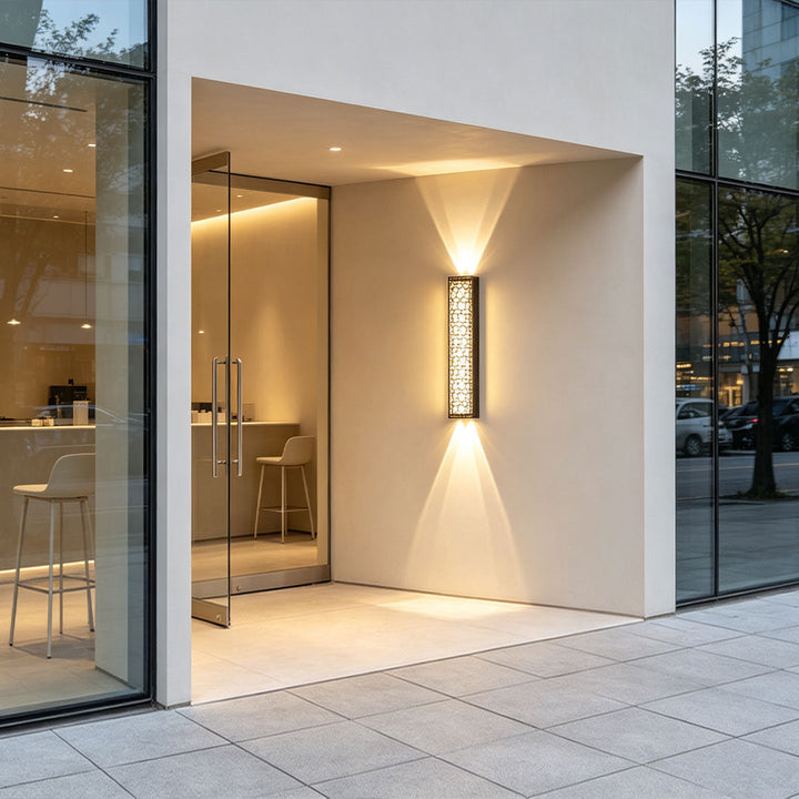 Upp och Ner Utomhus Vägglampor Modern LED Trädgårdslampa