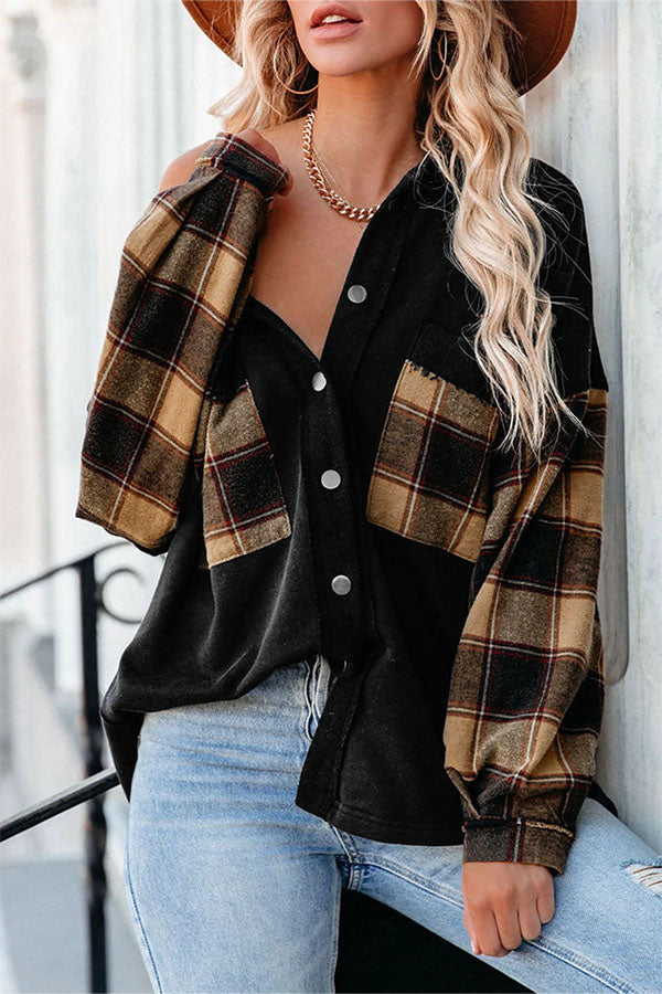 | Patcharbete bröstfickor oversize Jacka