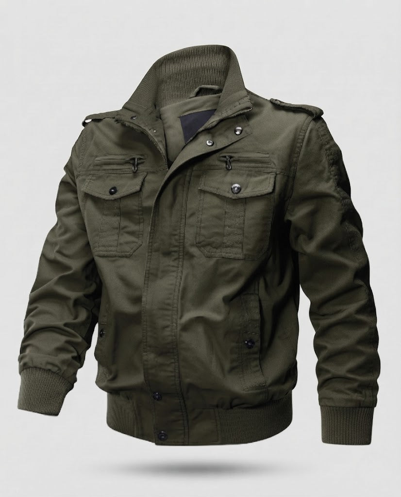 Herr Termo Funktion Blouson tillverkad av robust canvas med Sherpa innerfoder