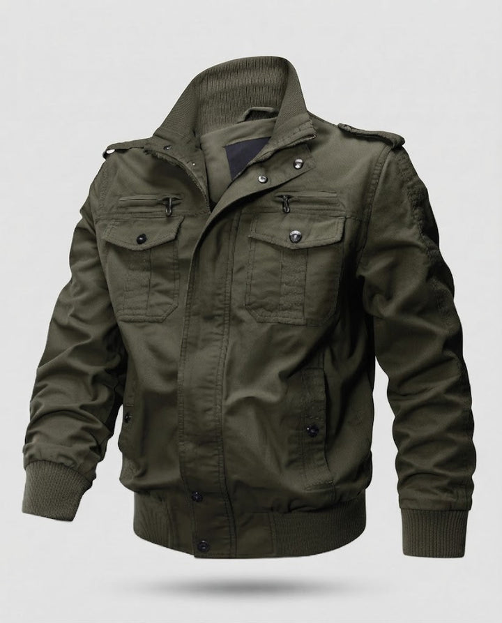 Herr Termo Funktion Blouson tillverkad av robust canvas med Sherpa innerfoder