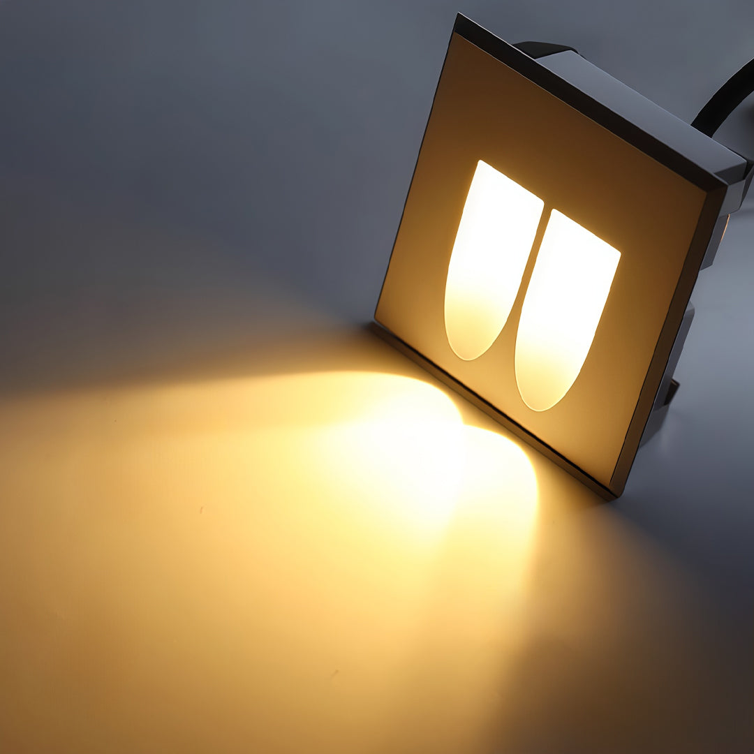 【2 ST】stege LED-lampa infälld LED rörelsesensorlampa