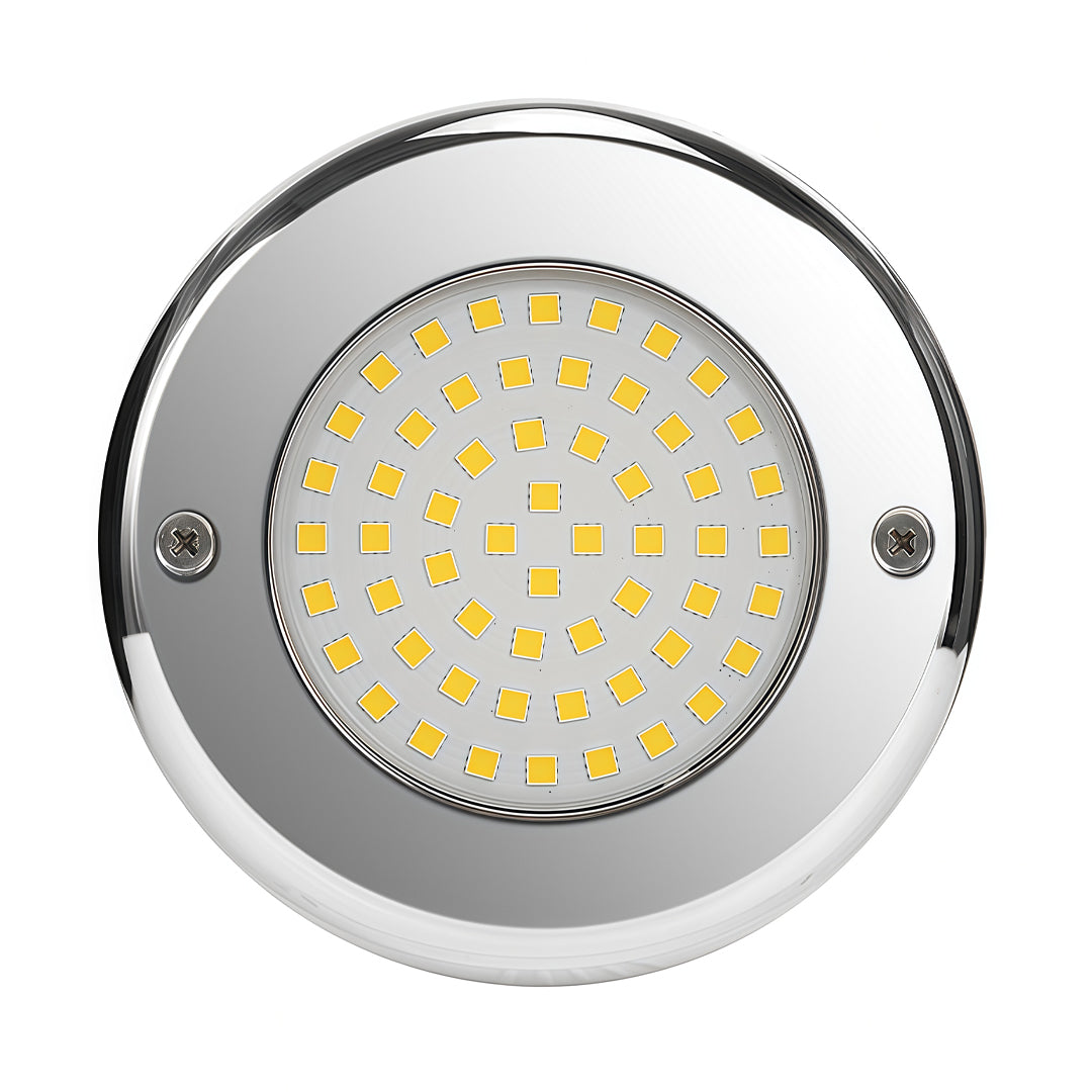 LED Underwater Pool Lights Rostfritt Stål RGB Ljus