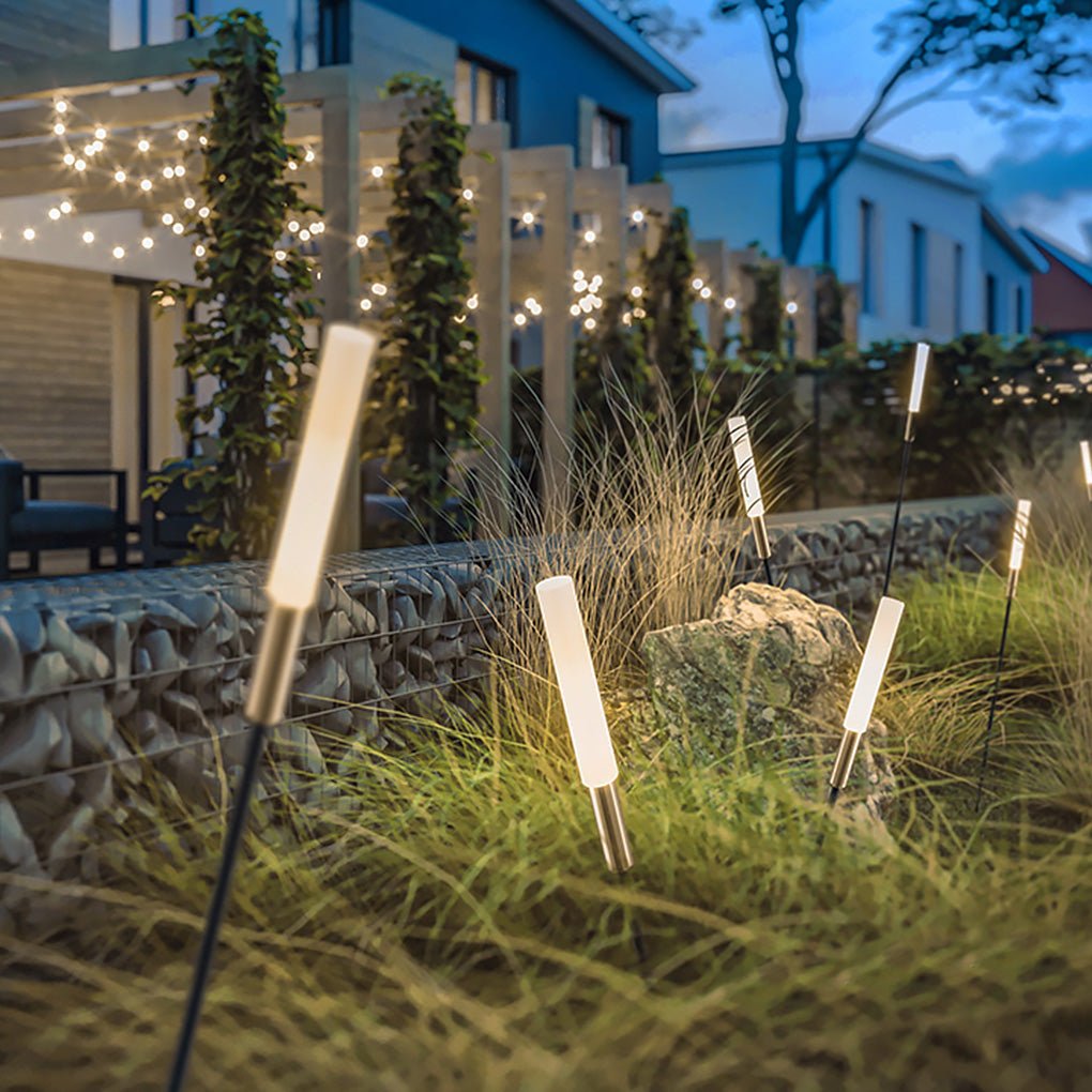 Landskapsljus Spikar Utomhus LED Gräsmatta Metall Lampa