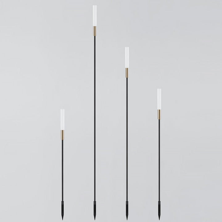 Landskapsljus Spikar Utomhus LED Gräsmatta Metall Lampa