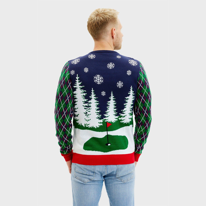 Ho Ho Hole i One Christmas Tröja Herr