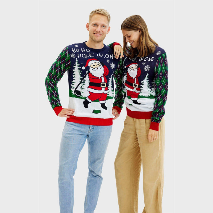 Ho Ho Hole i One Christmas Tröja Herr