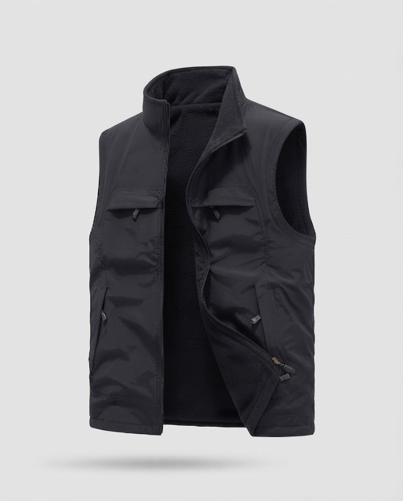 Herr Praktisk och Mångsidig Fleece Väst