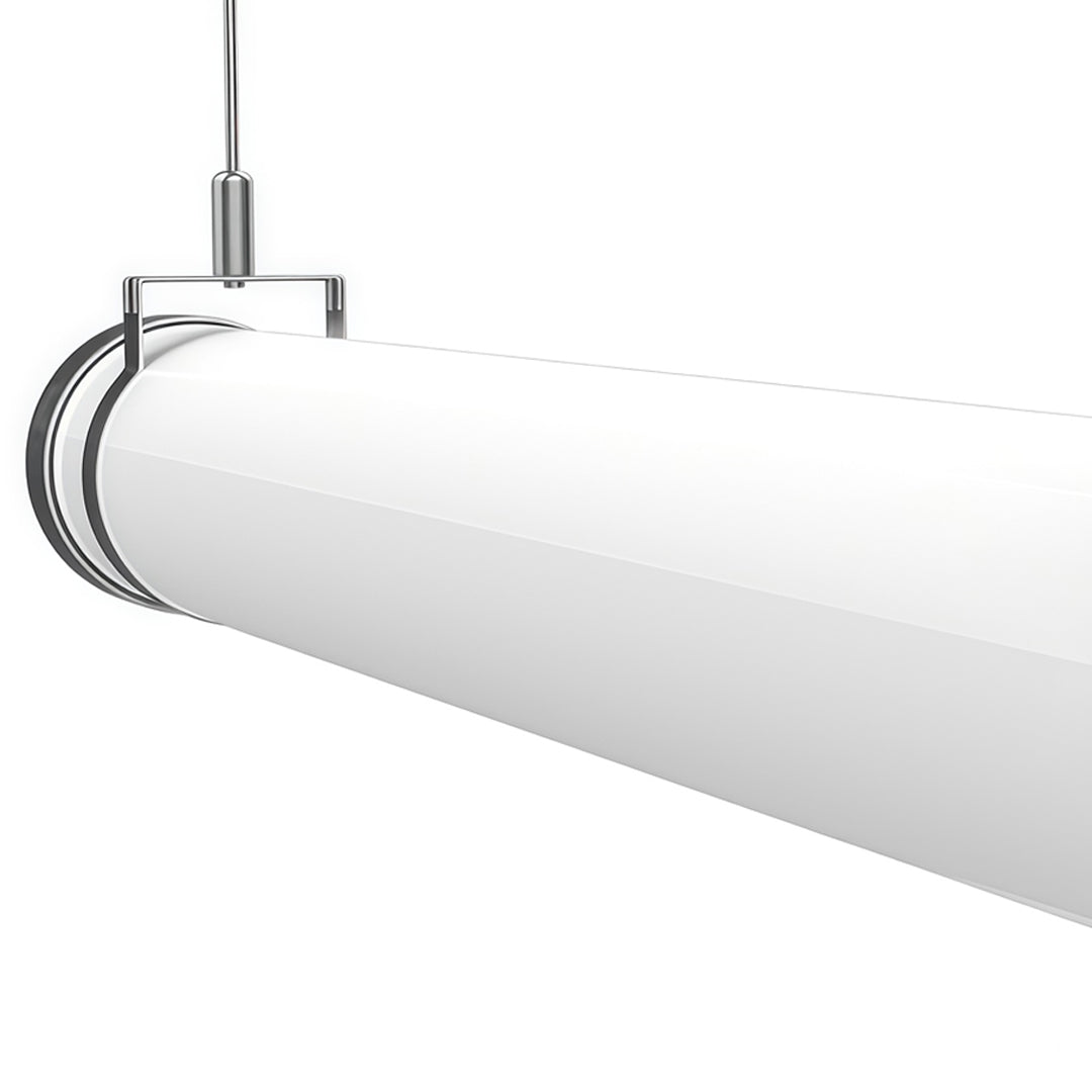 Rund Linjär Pendellampa LED Metall Integrerat Ram Taklampa