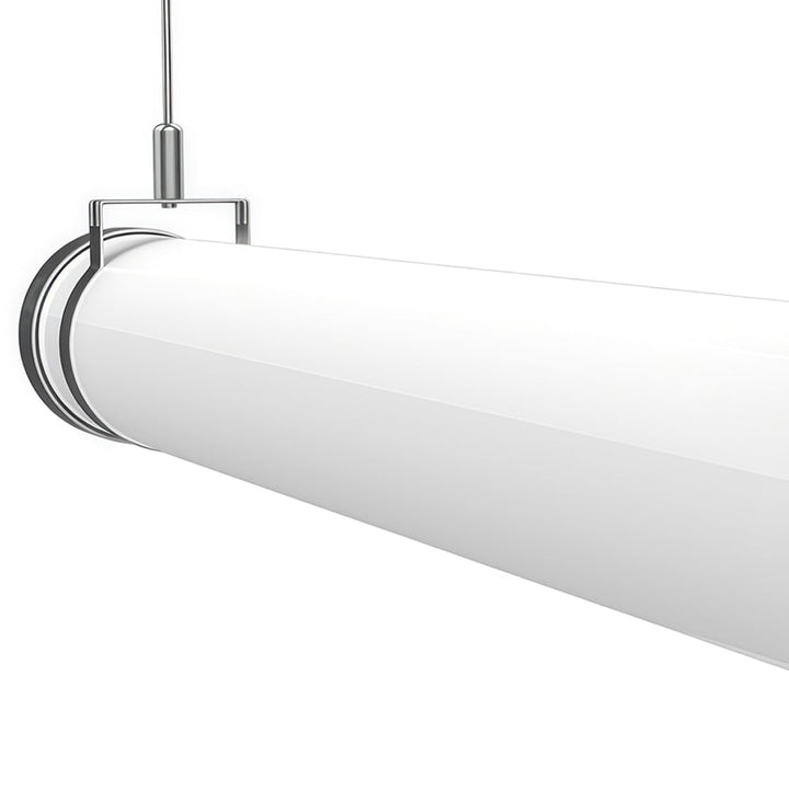 Rund Linjär Pendellampa LED Metall Integrerat Ram Taklampa