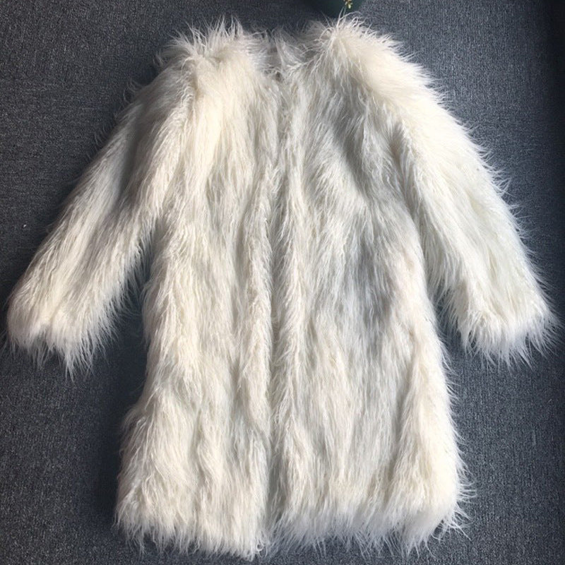 Dam Oversized Konstpäls Kappa
