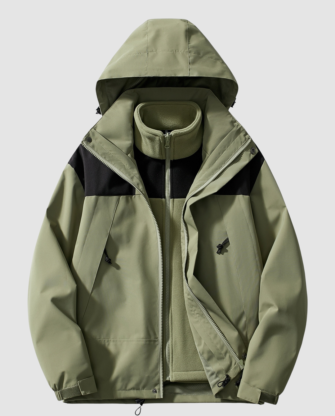 Värm dam vinterjacka fleece