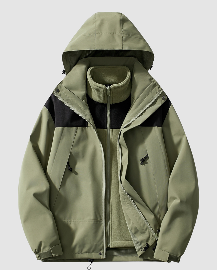 Värm dam vinterjacka fleece