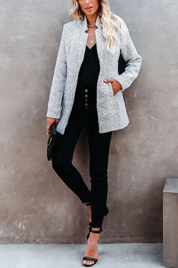 | casual Monochrome Jacka