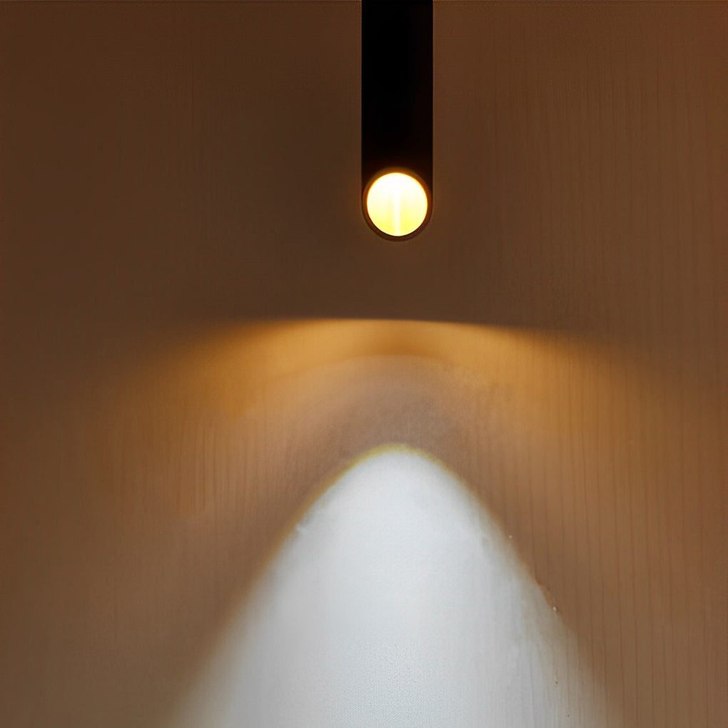 [Öppen Låda] Lång Cylindrisk Sned LED Minimalistisk Nordisk Kandelaber Hängande Lampor