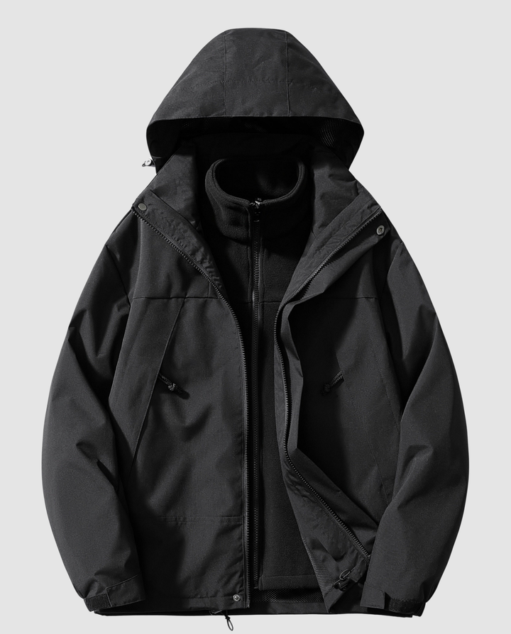 Värm dam vinterjacka fleece