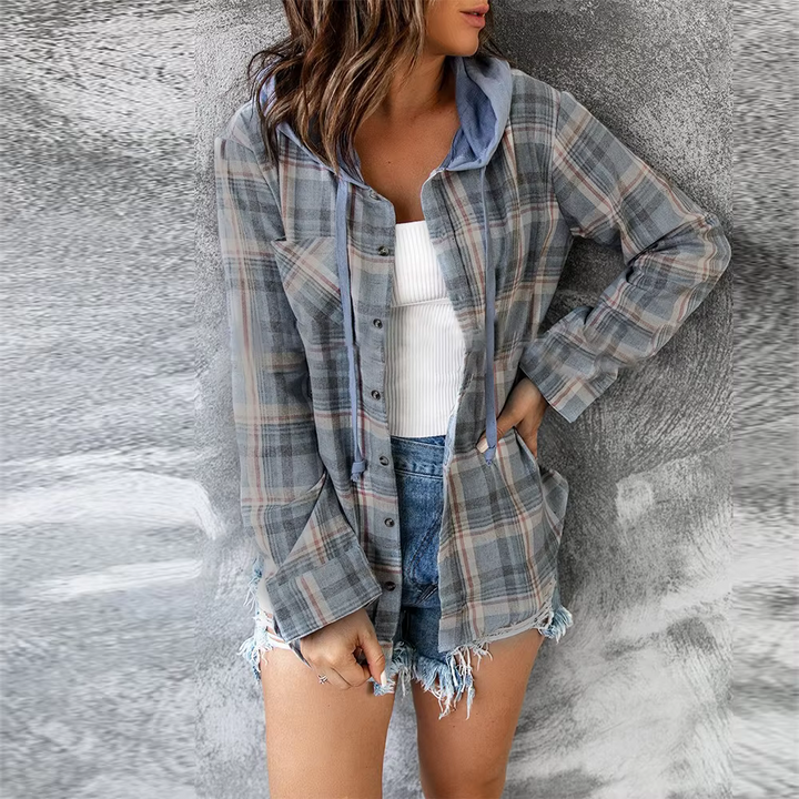 Ledig Oversized Skjorta Jacka