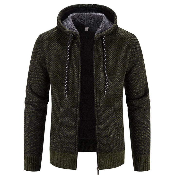 Ledig Höst Luvtröja Cardigan för Herr