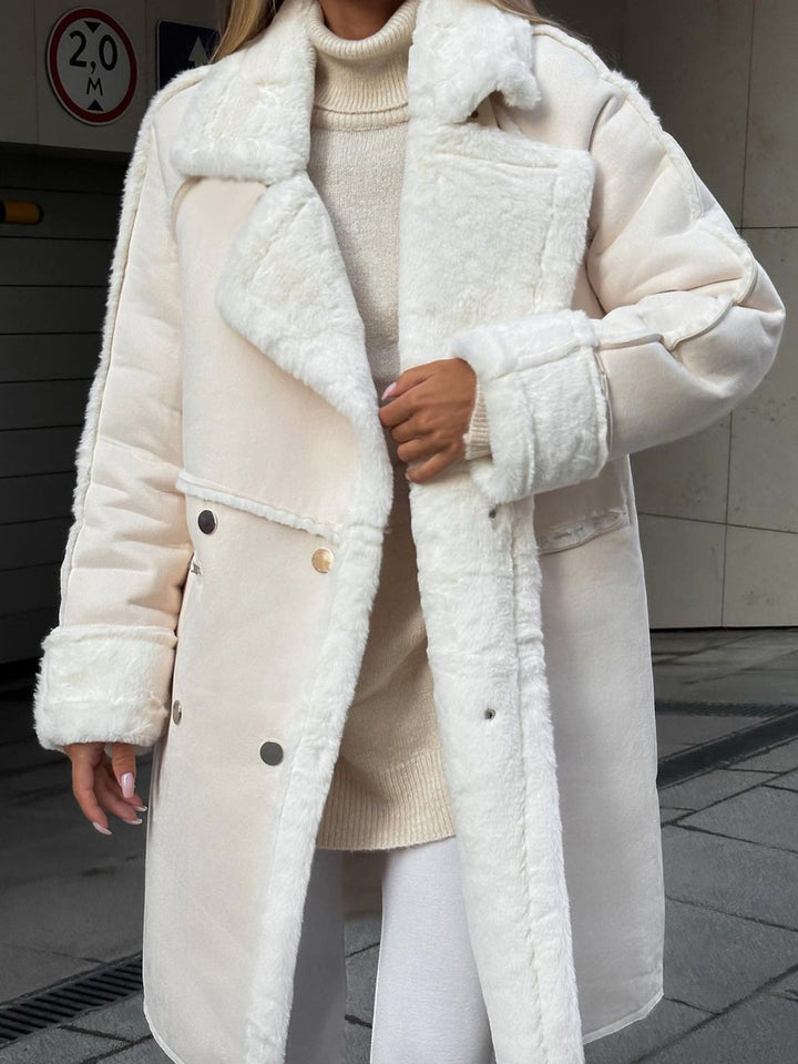 | Longer Kappa Tillverkad Av Fusk Päls