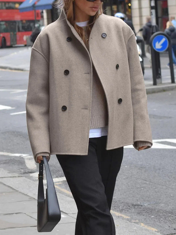 | Stil oversize Button-Down Jacka